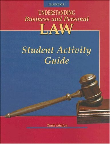 Book Cover Understanding Business and Personal Law, Student Activity Guide