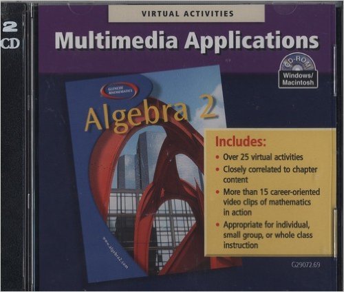 Book Cover Algebra 2 Multimedia Applications Windows/Mac