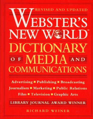 Book Cover Webster's New World Dictionary of Media and Communications