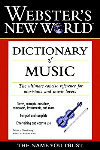 Book Cover Webster's New World Dictionary of Music