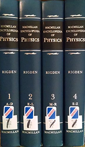 Macmillan Encyclopedia of Physics (4 Volume Set)