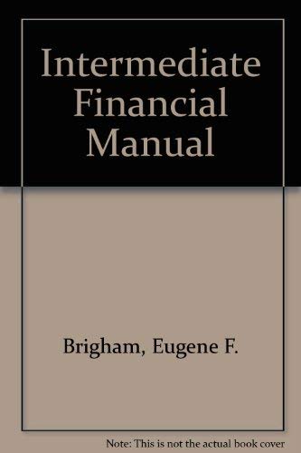 Book Cover Intermediate Financial Manual