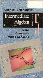 Book Cover Core Concept Intermediate Algebra