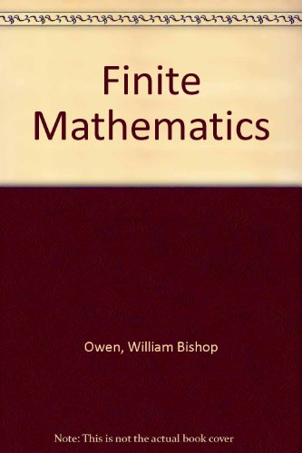 Book Cover Finite Mathematics