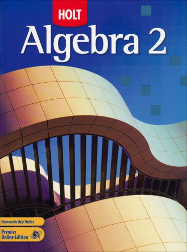 Book Cover Holt Algebra 2: Student Edition 2007