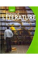 Book Cover Elements of Literature; Essentials of British and World Literature, sixth course, 2009