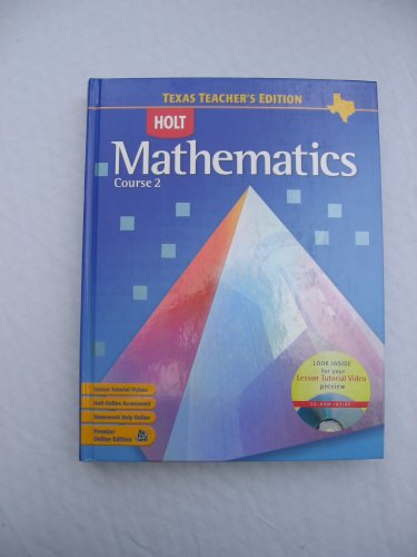 Holt Mathematics Course 2, Texas Teacher's Edition