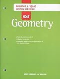 Geometry, Grades 9-12 Spanish Summary and Review: Holt Geometry (Spanish Edition)
