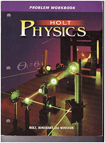 Book Cover Physics: Problem Workbook (Holt Physics)