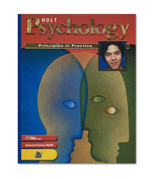 Book Cover Holt Psychology: Principles in Practice: Student Edition Grades 9-12 2003