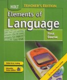 Elements of Language 2004 grade 7 first course, Annotated Teacher's Edition