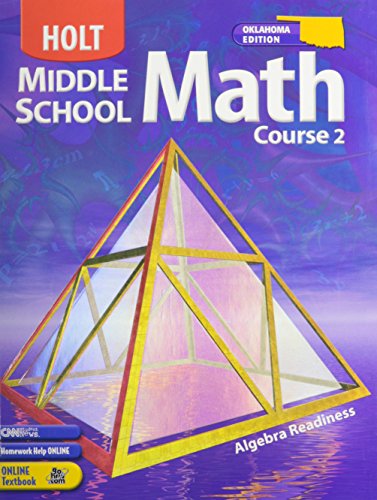 Holt Mathematics Oklahoma: Student Edition Course 2 2004 (Ms Mathematics 2004)