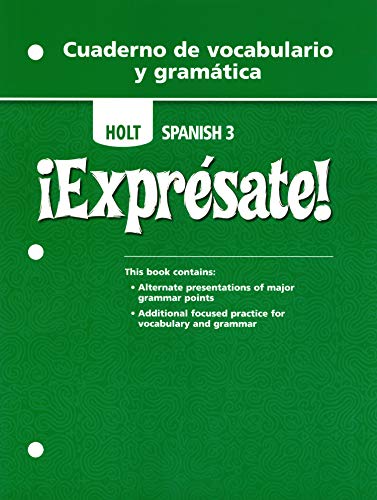 Book Cover Expresate: Cuaderno da Vocabulario y gramatica, Level 3