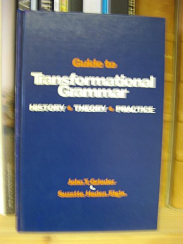 Guide to Transformational Grammar: History, Theory and Practice