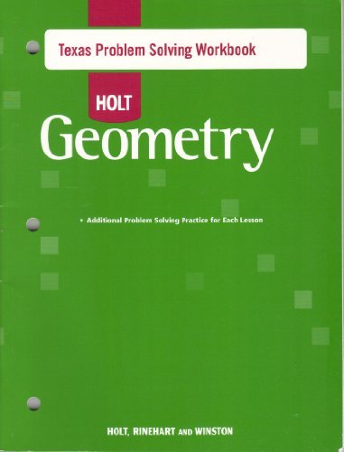 Geometry Texas Problem Solving Workbook