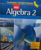 Algebra 2 (California Teacher's Edition)