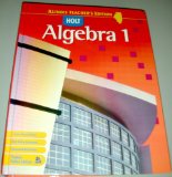 Holt Algebra 1 Teacher's Edition (Illinois)