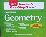 Teacher's One-Stop Planner (California Geometry, Includes Assessment Suite)