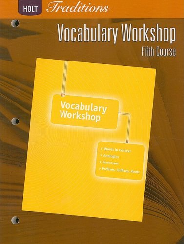 Book Cover Holt Traditions: Vocabulary Workshop: Student Edition Fifth Course