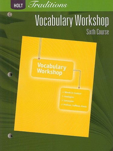 Book Cover Holt Traditions: Vocabulary Workshop: Student Edition Sixth Course