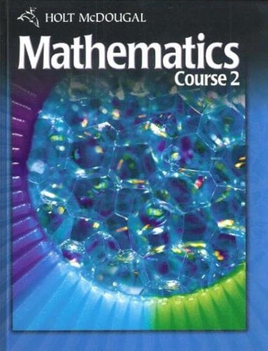 Book Cover Holt McDougal Mathematics Course 2: Student Edition