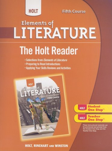 Book Cover Holt Elements of Literature: The Holt Reader Fifth Course, American Literature