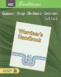 Holt Traditions: Warriner's Handbook, Sixth Course: Grammar, Usage, Mechanics, Sentences