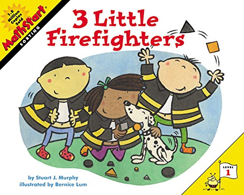 Book Cover 3 Little Firefighters (MathStart 1)