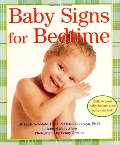 Book Cover Baby Signs for Bedtime
