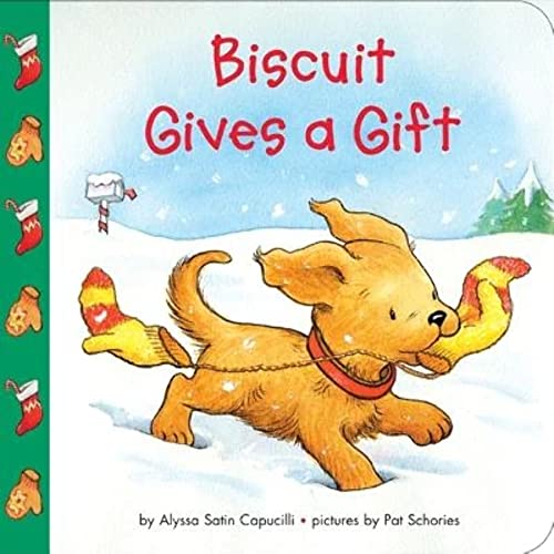 Book Cover Biscuit Gives a Gift