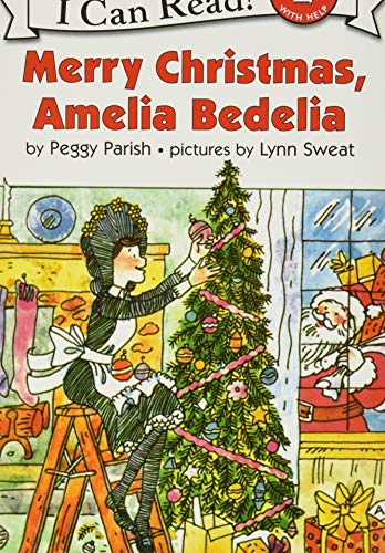 Book Cover Merry Christmas, Amelia Bedelia: A Christmas Holiday Book for Kids (I Can Read Level 2)