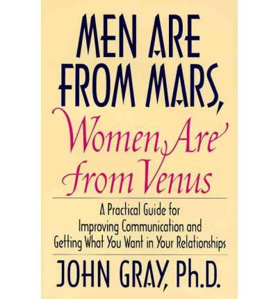 Book Cover Men are from Mars, women are from Venus