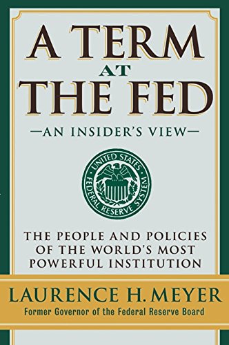 Book Cover A Term at the Fed: An Insider's View