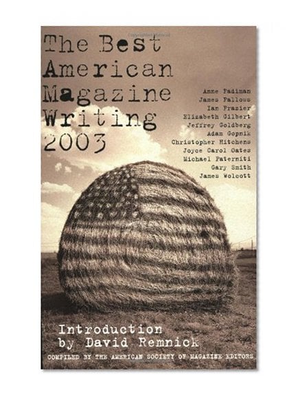 Book Cover The Best American Magazine Writing 2003