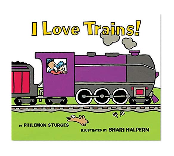 Book Cover I Love Trains!