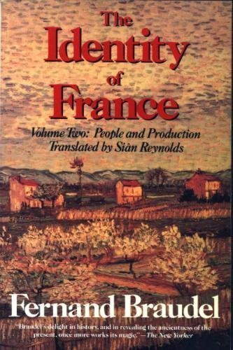 Book Cover Identity of France: People and Production