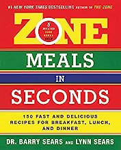 Book Cover Zone Meals in Seconds: 150 Fast and Delicious Recipes for Breakfast, Lunch, and Dinner (The Zone)