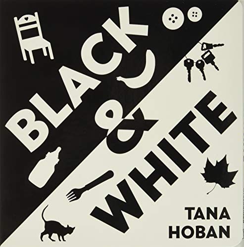 Book Cover Black & White Board Book