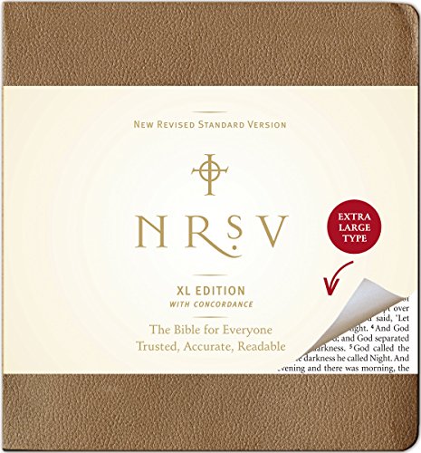 Book Cover NRSV, XL Edition, Bonded Leather, Brown