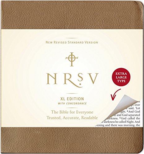 NRSV, XL Edition, Bonded Leather, Brown