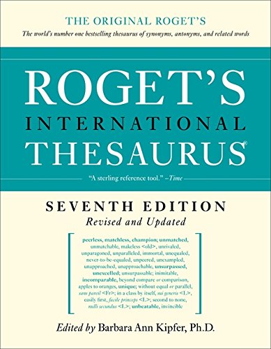 Book Cover Roget's International Thesaurus, 7th Edition