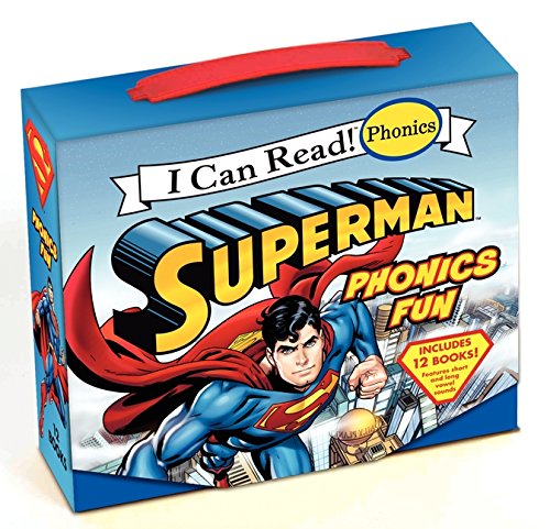 Superman Classic: Superman Phonics Fun (Includes 12 Books) (My First I Can Read)