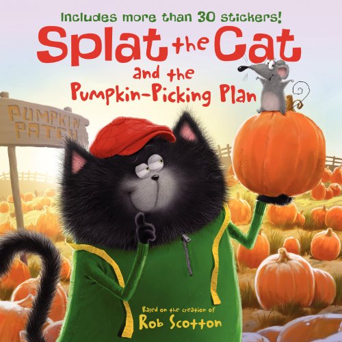 Book Cover Splat the Cat and the Pumpkin-Picking Plan