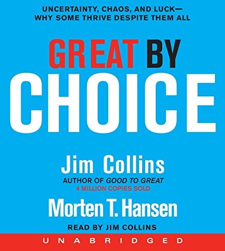 Book Cover Great by Choice CD (Good to Great, 5)