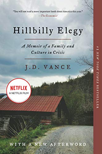 Book Cover Hillbilly Elegy: A Memoir of a Family and Culture in Crisis