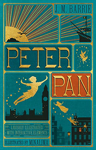Book Cover Peter Pan (Illustrated with Interactive Elements)