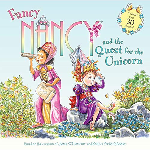 Book Cover Fancy Nancy and the Quest for the Unicorn: Includes Over 30 Stickers!