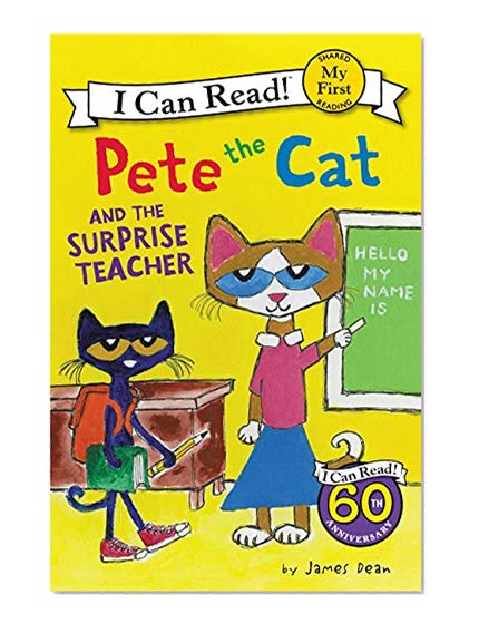Book Cover Pete the Cat and the Surprise Teacher (My First I Can Read)
