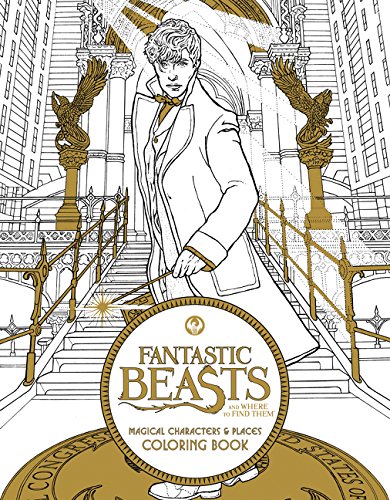 Book Cover Fantastic Beasts and Where to Find Them: Magical Characters and Places Coloring Book