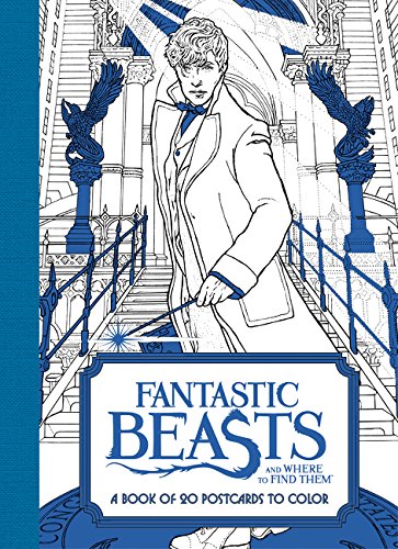 Book Cover Fantastic Beasts and Where to Find Them: A Book of 20 Postcards to Color